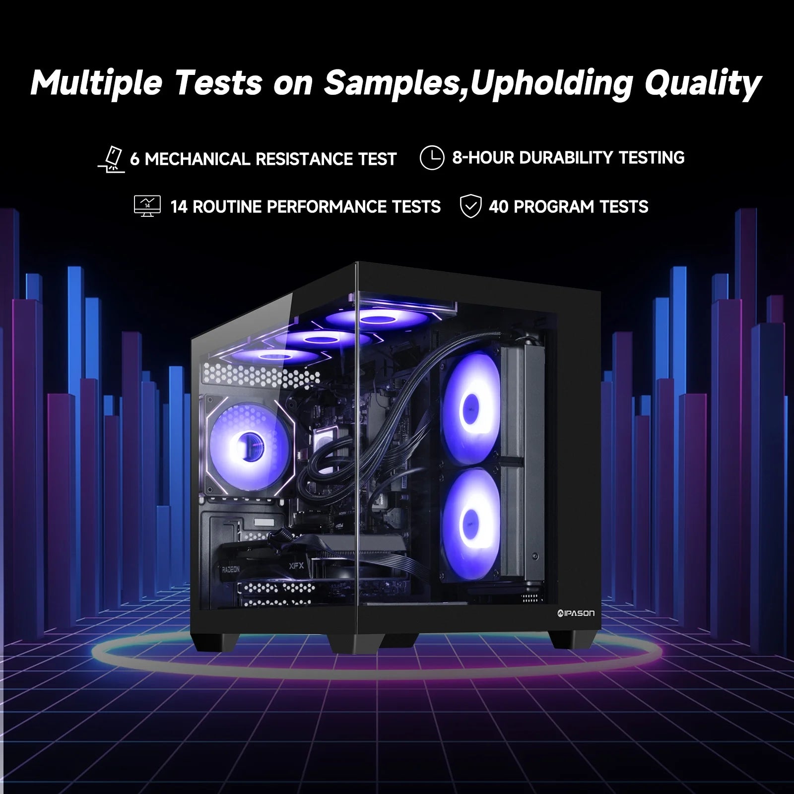 Gaming PC - AMD Ryzen 5 9600X, Radeon RX 7650 GRE, 16GB DDR5, 1TB Nvme SSD, 650W Gold PSU, Wi-Fi, Liquid Cooling, ARGB Fans, Windows 11 Home (Prebuilt Desktop)New