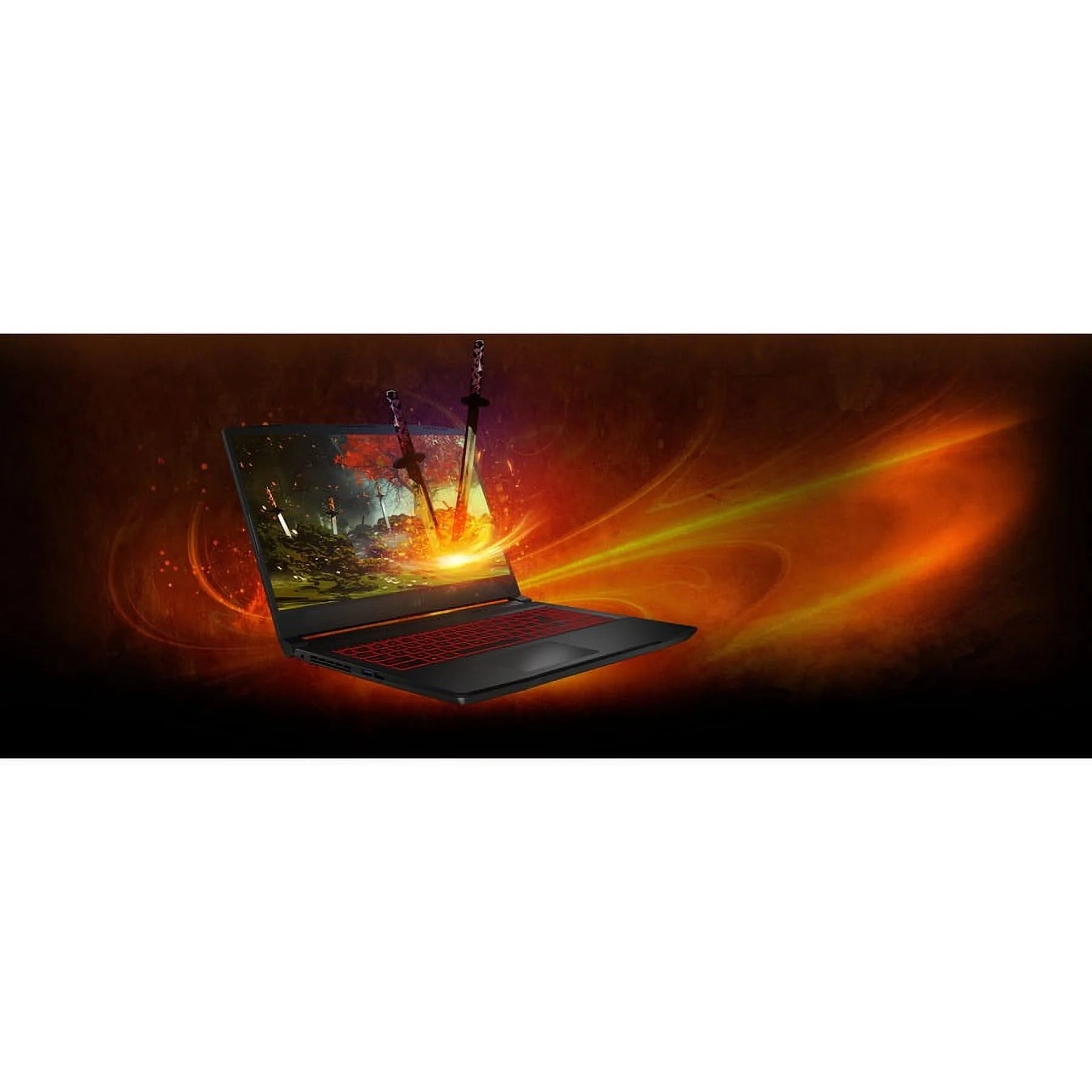 Katana GF76 17.3" FHD Gaming Laptop, I7-11800H 2.3Ghz, NVIDIA Geforce RTX 3050Ti 4GB, 16GB RAM, 512GB SSD, Win 10 Home, Black, 11UD-001US
