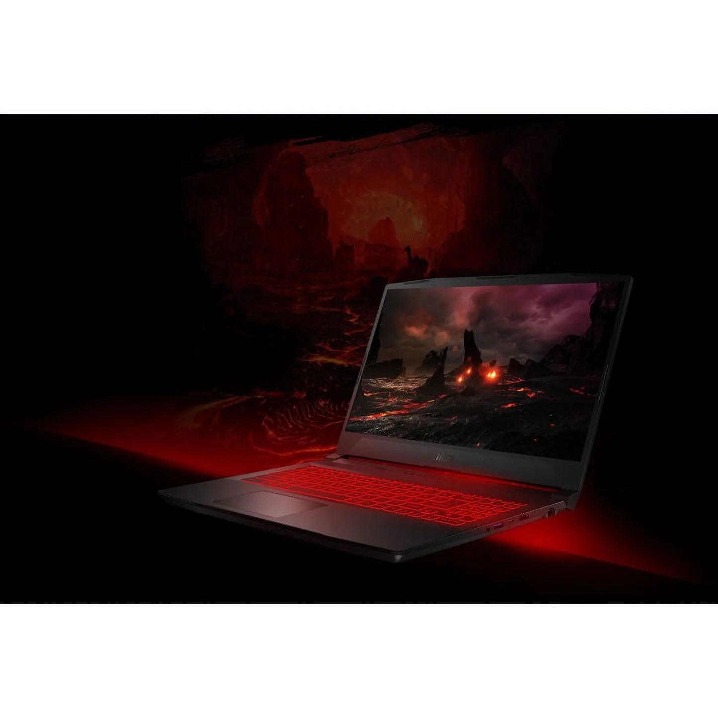 Katana GF76 17.3" FHD Gaming Laptop, I7-11800H 2.3Ghz, NVIDIA Geforce RTX 3050Ti 4GB, 16GB RAM, 512GB SSD, Win 10 Home, Black, 11UD-001US