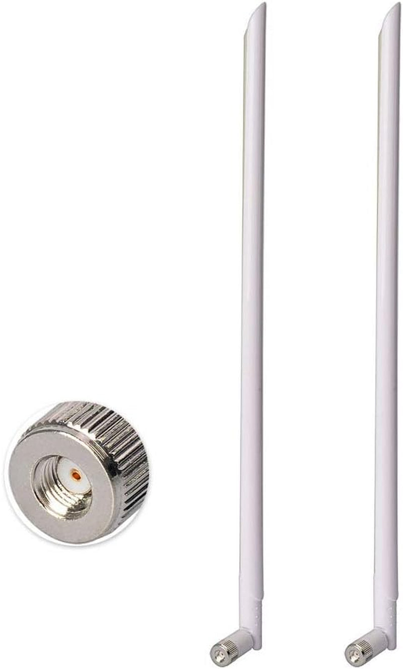 Wifi Antenna 2.4Ghz Antenna 11Dbi with RP-SMA Omni Connector for Wireless Network Router PCI Card Wlans 2-Pack