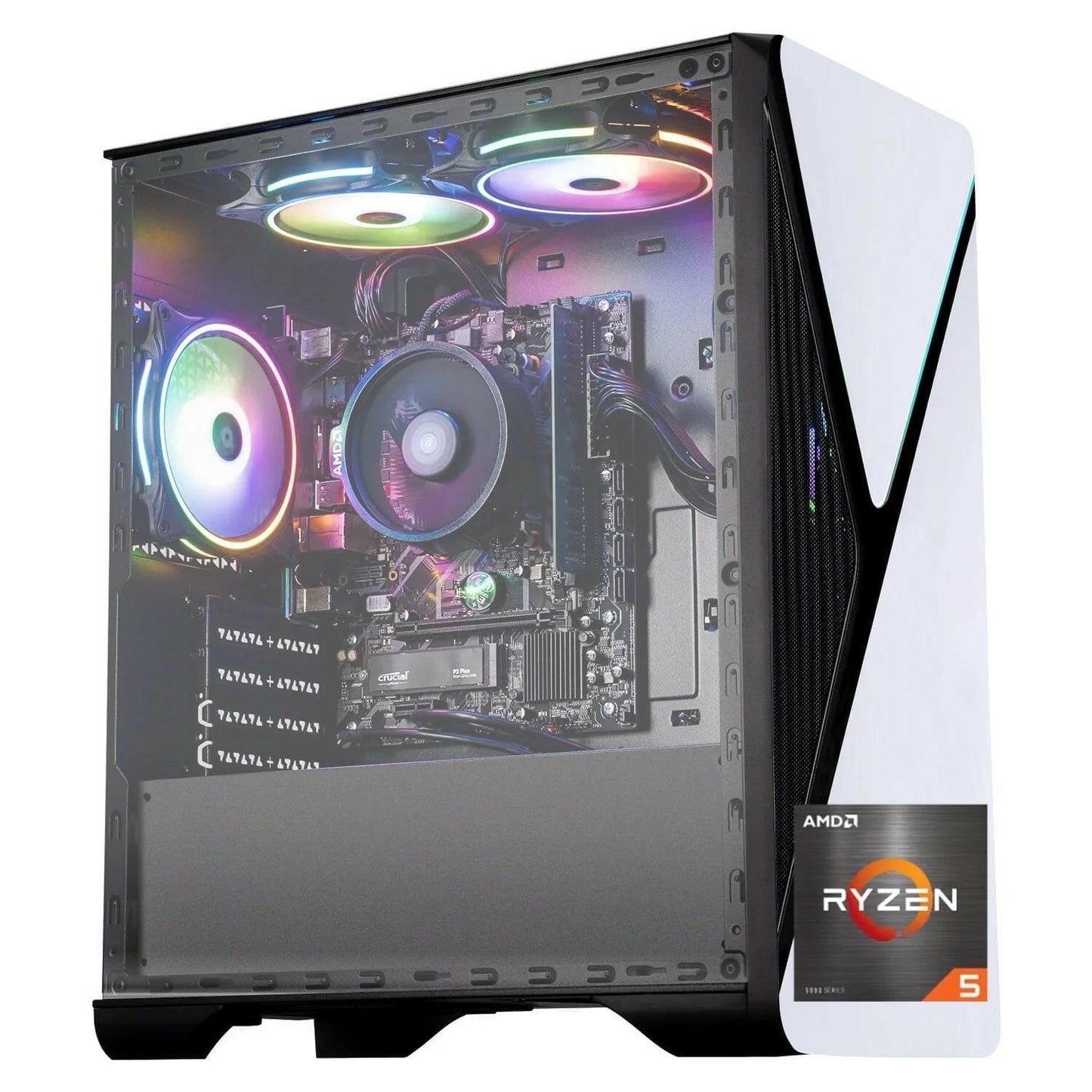 Gaming Desktop PC,AMD Ryzen 7 5700G Radeon Vega Graphics,16Gb Ram 1TB SSD, Windows 11.