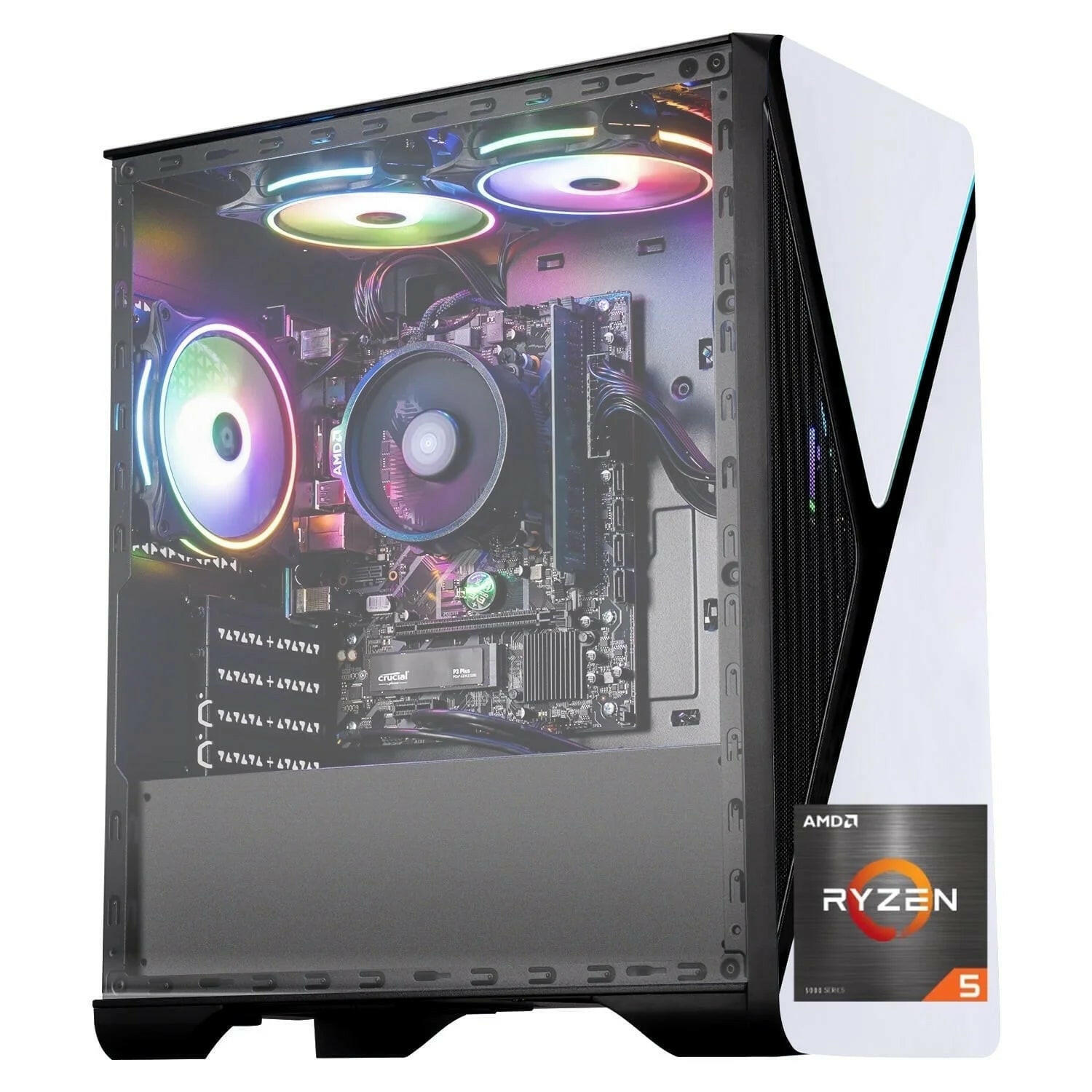 Gaming Desktop PC,AMD Ryzen 7 5700G Radeon Vega Graphics,16Gb Ram 1TB SSD, Windows 11.