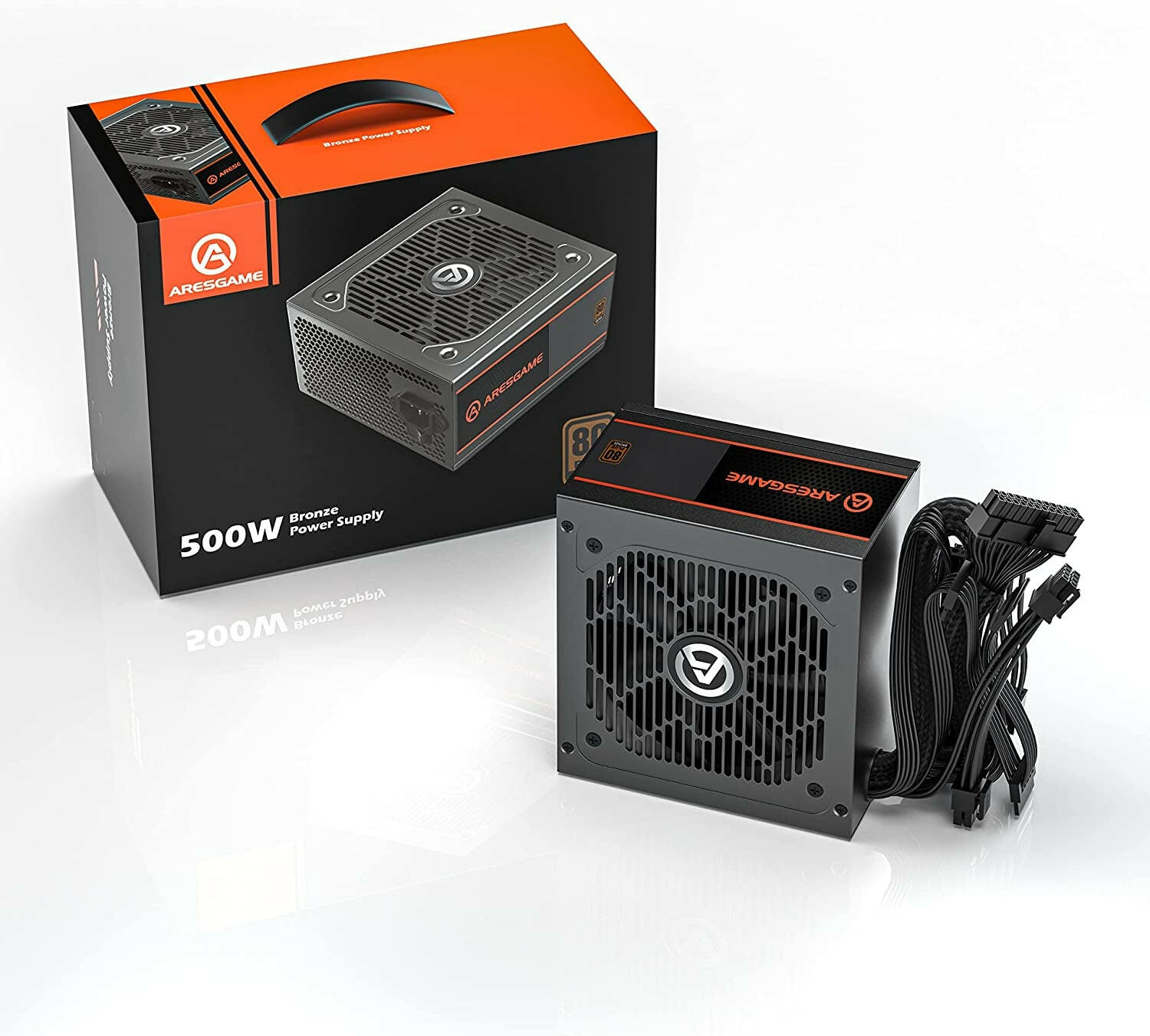 Power Supply 500W 80 plus Bronze Certified PSU.