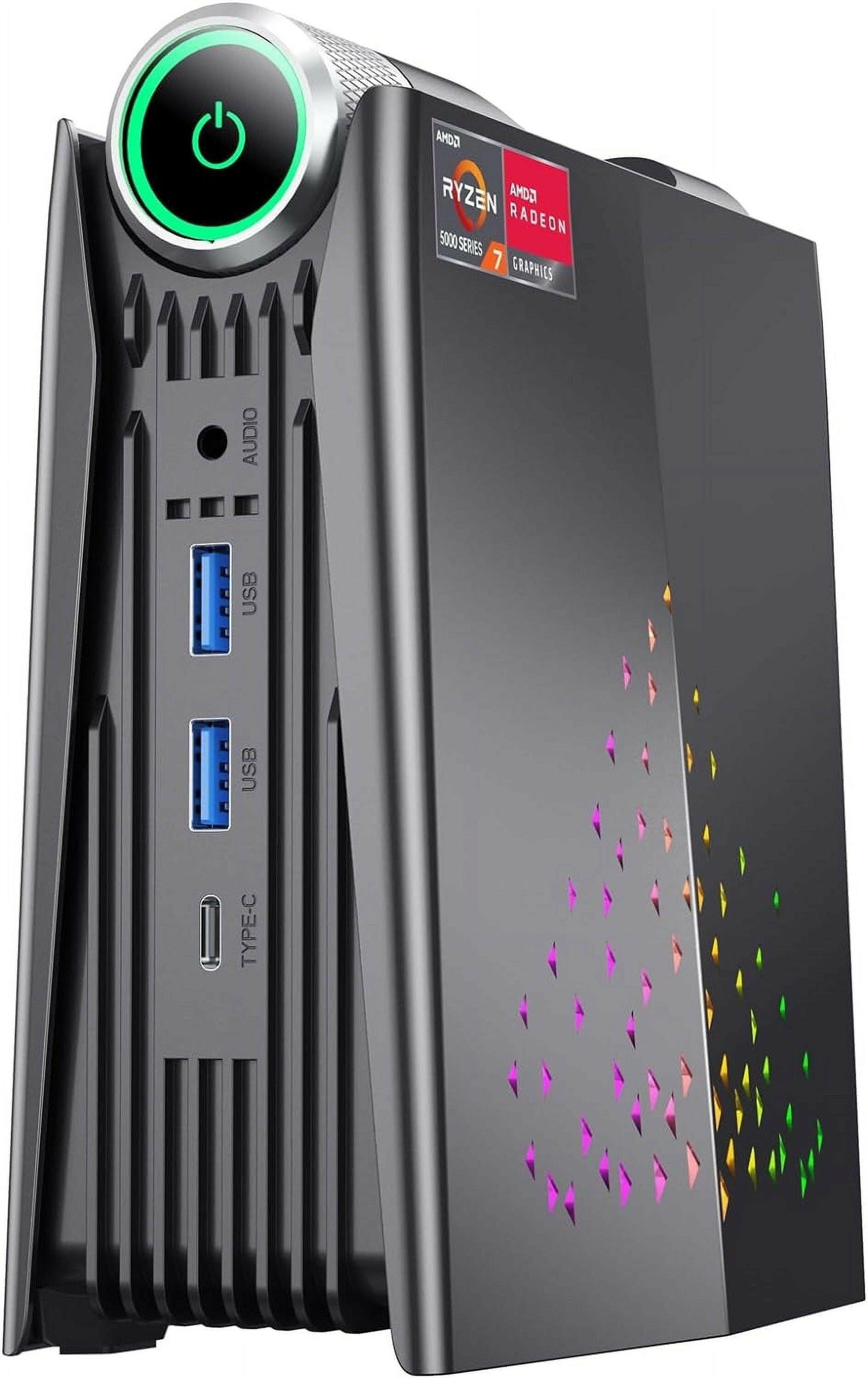 Mini Gaming PC, AMD Ryzen 7 5600U, 16GB, 512GB Nvme SSD.