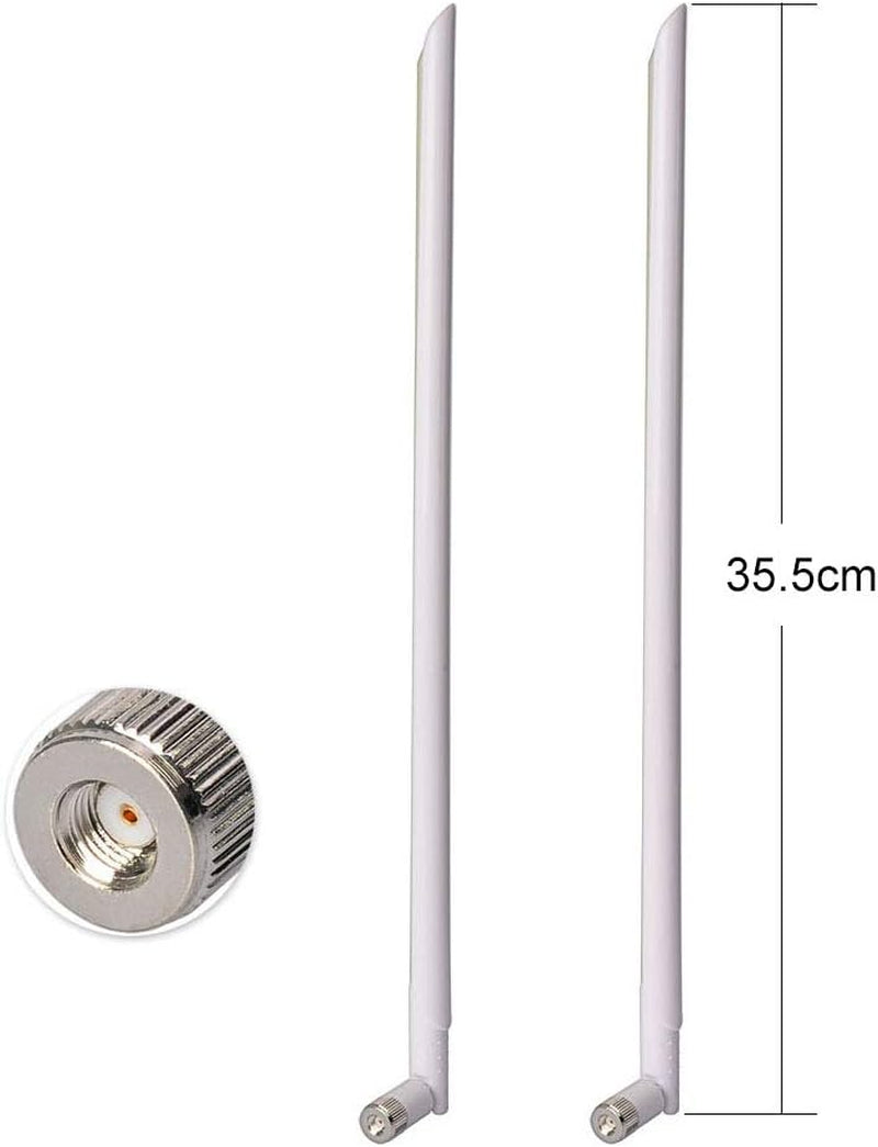 Wifi Antenna 2.4Ghz Antenna 11Dbi with RP-SMA Omni Connector for Wireless Network Router PCI Card Wlans 2-Pack