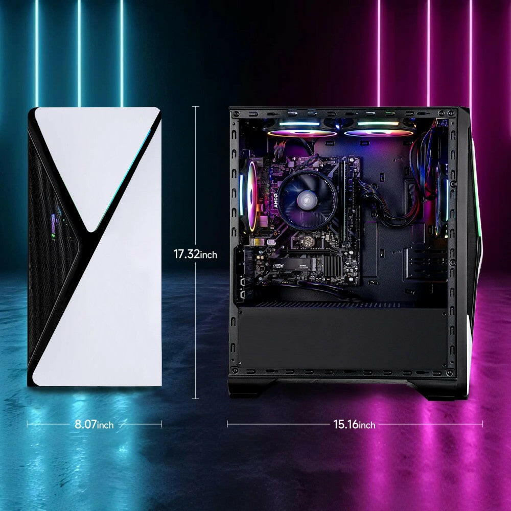 Gaming Desktop PC,AMD Ryzen 7 5700G Radeon Vega Graphics,16Gb Ram 1TB SSD, Windows 11.