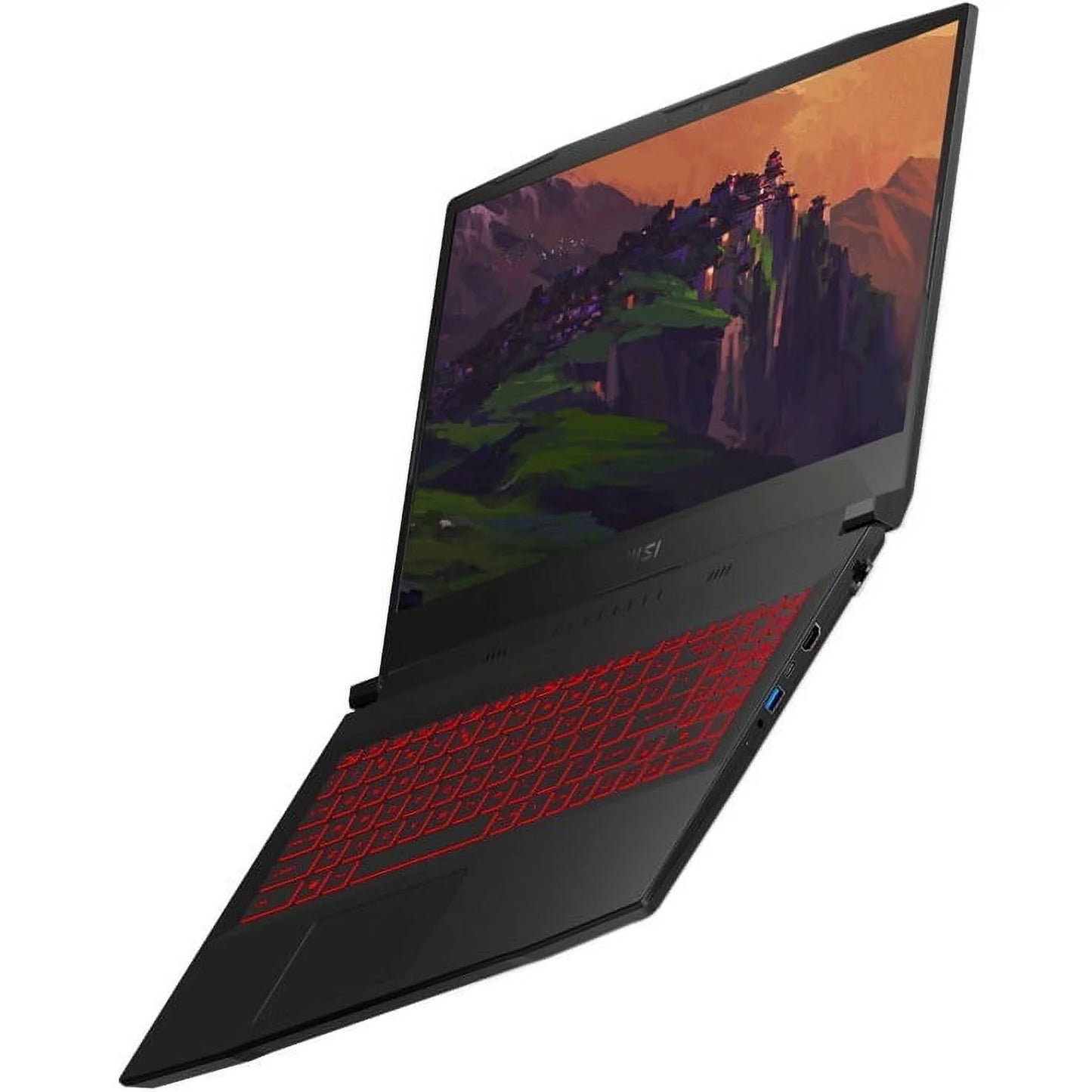 Katana GF76 17.3" FHD Gaming Laptop, I7-11800H 2.3Ghz, NVIDIA Geforce RTX 3050Ti 4GB, 16GB RAM, 512GB SSD, Win 10 Home, Black, 11UD-001US